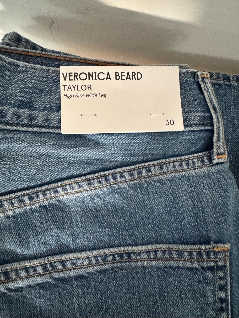 NWT Veronica Beard French Kiss Taylor High Rise Wide Leg - Picture 7 of 9